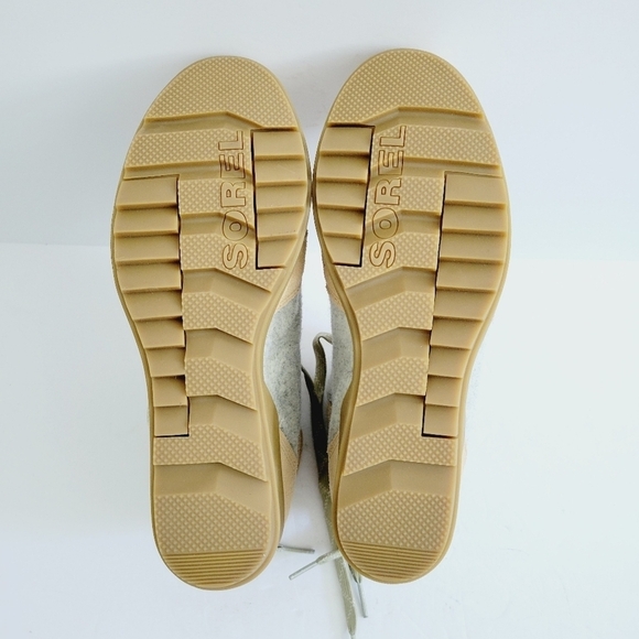 NEW Sorel Beige Ankle Lace Bootie Size 10 - Picture 5 of 6
